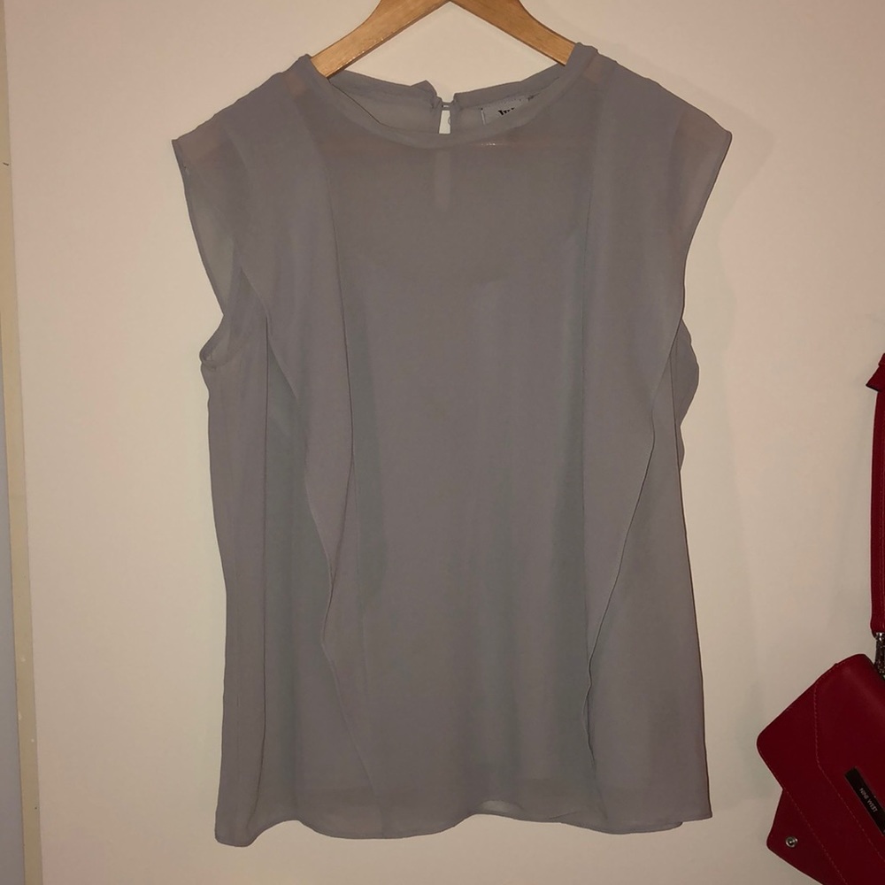 Women| Grey sleeveless Work Blouse
